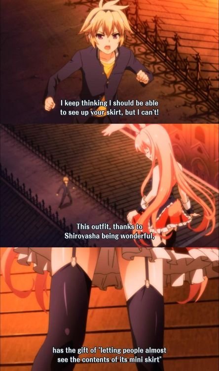 Why can't i look up your skirt?