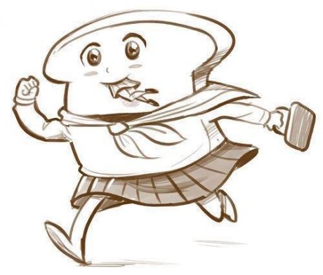 Uwaa! I'm going to be late!