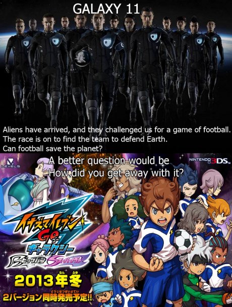 Galaxy11 rips off Inazuma 11 Go Galaxy