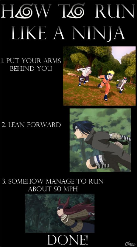 How to run like a ninja
