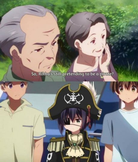 Rikka does what she pleases.