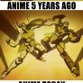 Anime evolution
