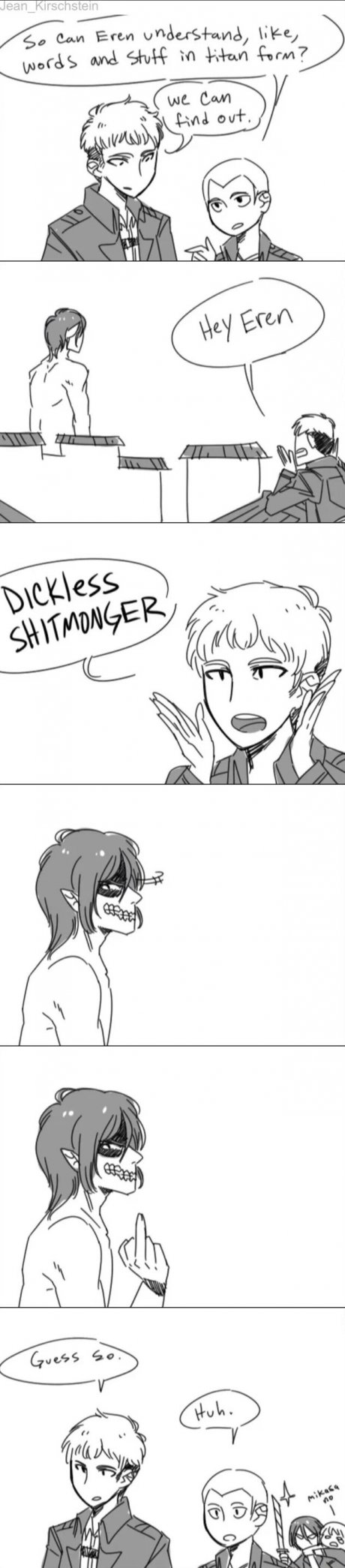 no, but seriously fuck jean