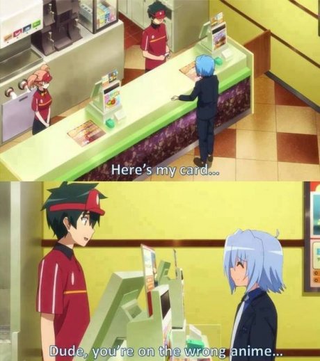 Wrong anime Hayate.