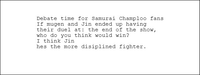 Samurai Champloo debate