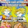 The (De)Evolution of Super Saiyans