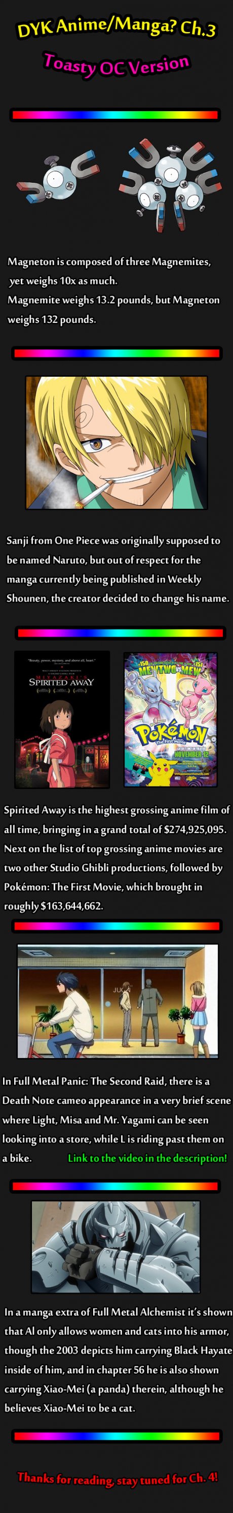Did You Know Anime/Manga? Ch. 3