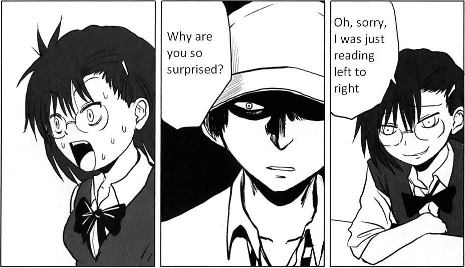 Manga reading