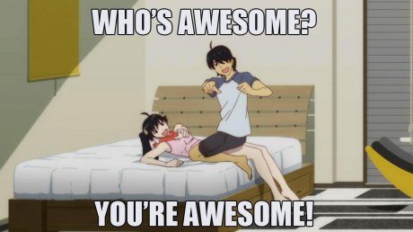 Dont mind us , because