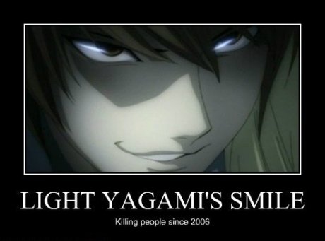 Light Yagami's smile