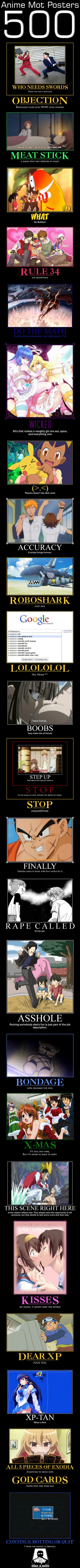 Anime Mot Posters 500!