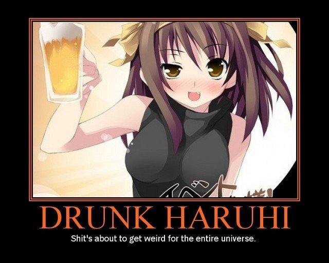 Drunk Haruhi