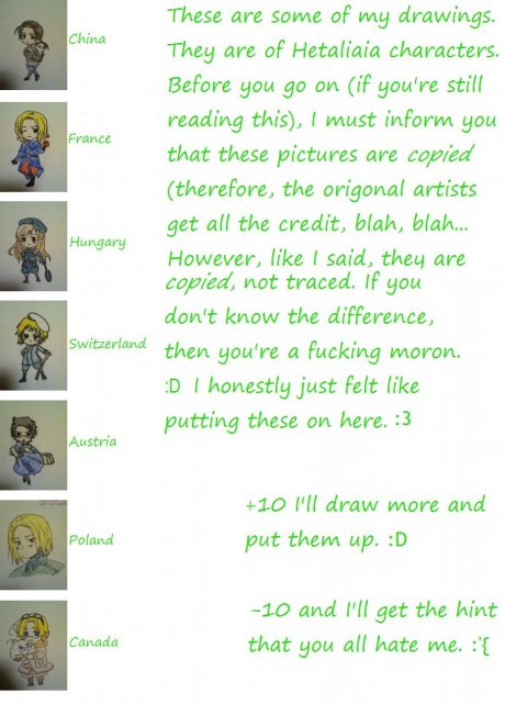 My Hetalia Drawings :D