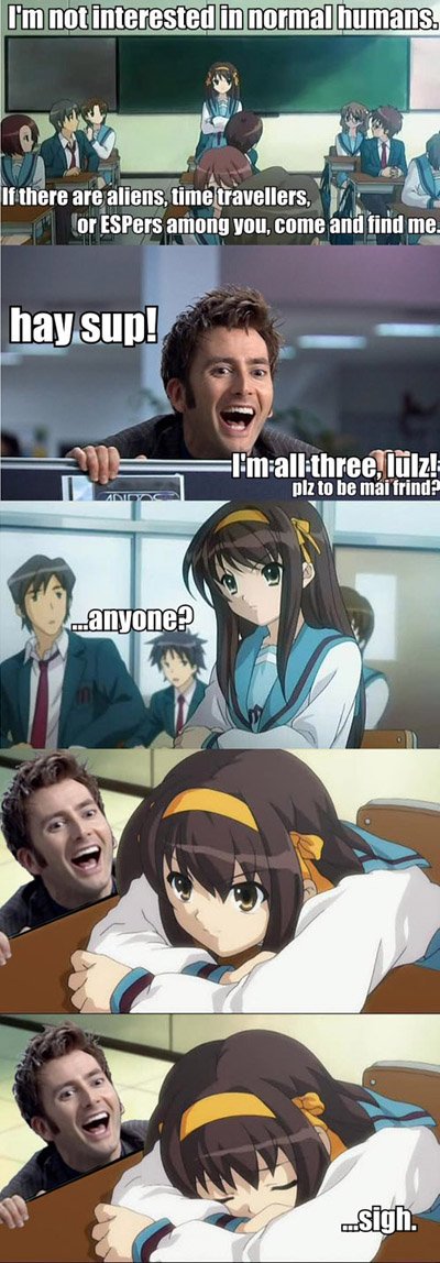 Haruhi you cold bitch.
