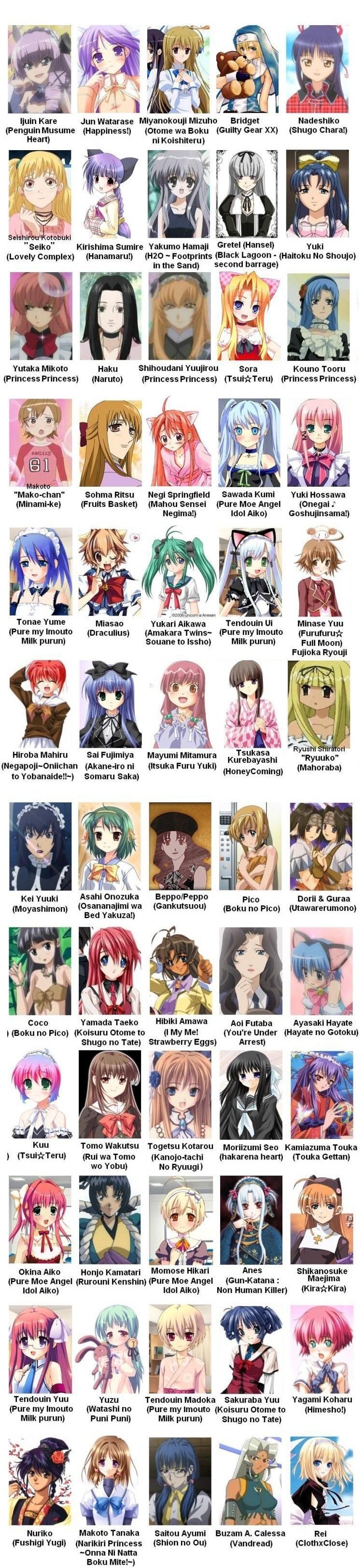 cute anime girls comp