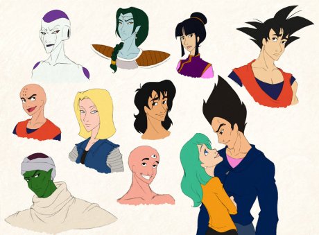 if Disney drew Dragonball Z