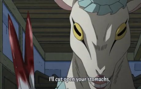 Don't mess with mama goat