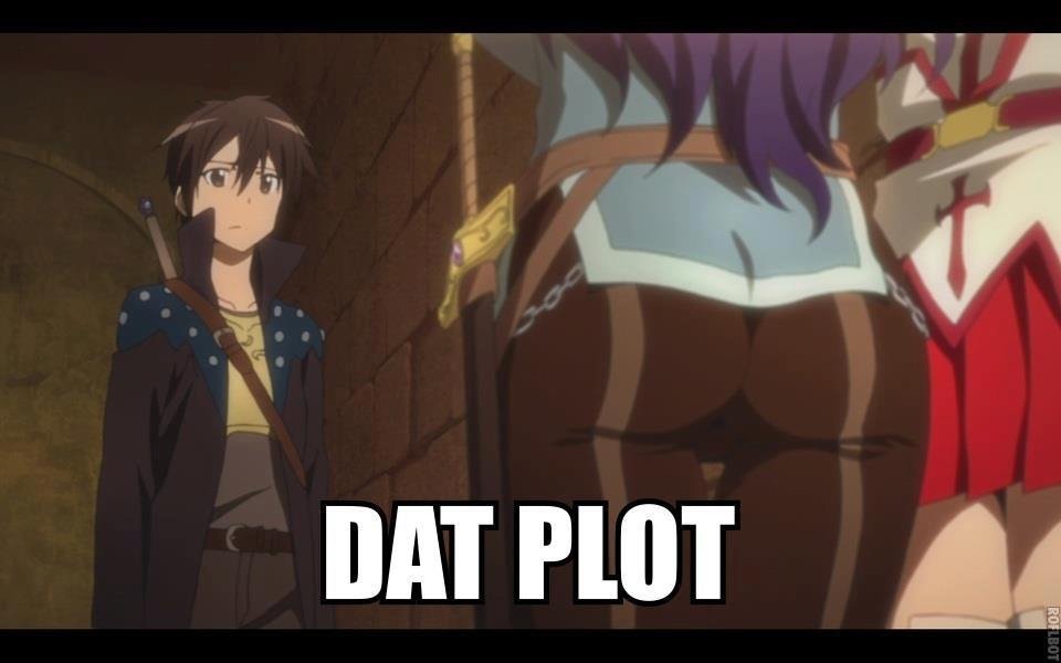 I watch it for the plot