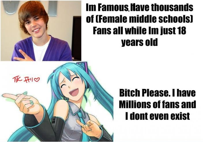 Hatsune VS Bieber