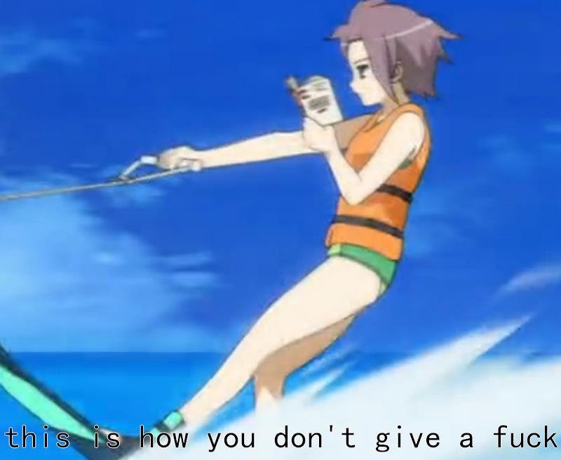 Nagato yuki gives no fucks