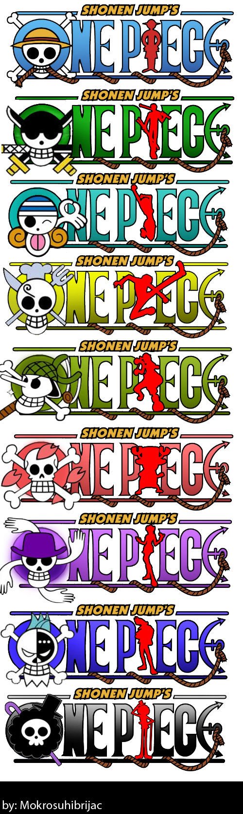 All one piece logos