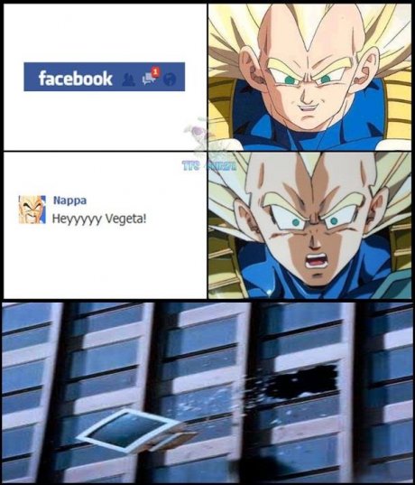 Vegeta Gets A Message