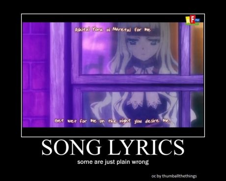 song lyrics