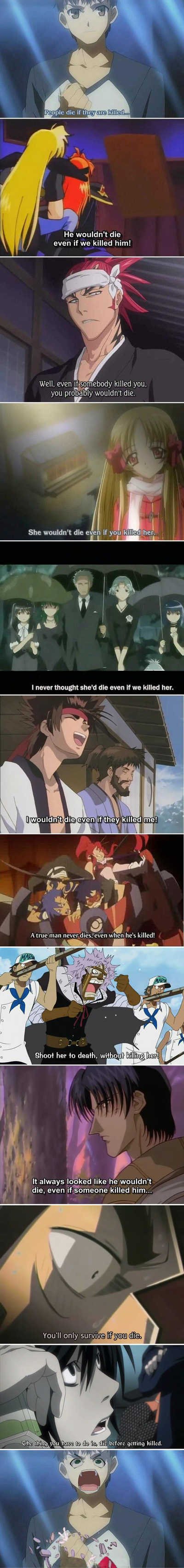 Anime logic.