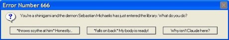 Error Message 666