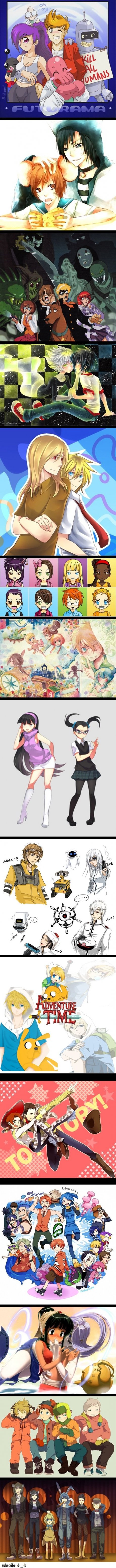 Cartoons --> Anime