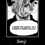Sanji hears it