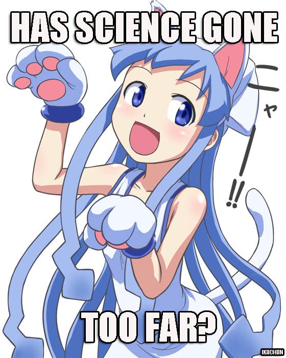 Part Squid, part Girl, part Cat...