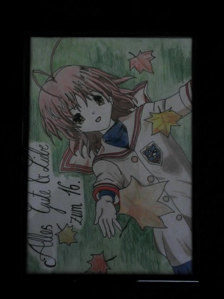Drawing of Nagisa (Clannad)