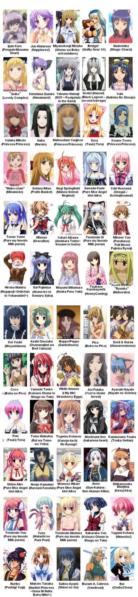 cute anime girls comp