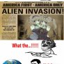 alien in anime