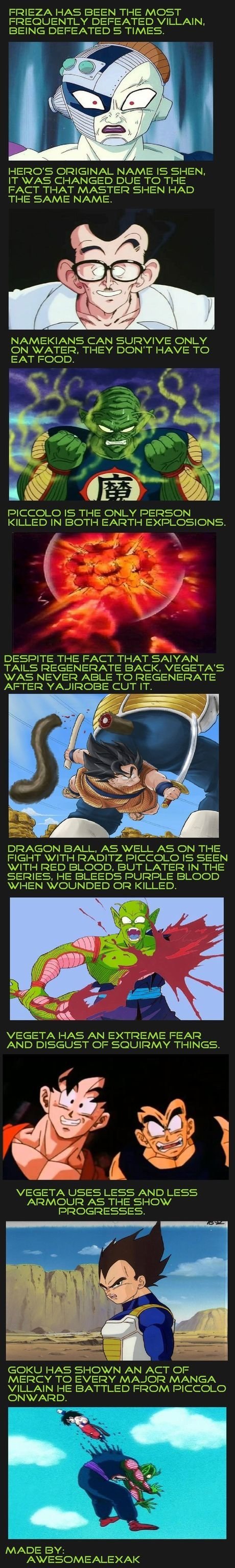 DBZ facts