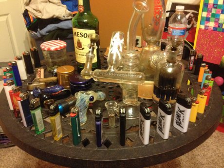 25 Lighters on the Dresser
