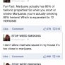 STOP SMOKING WEED