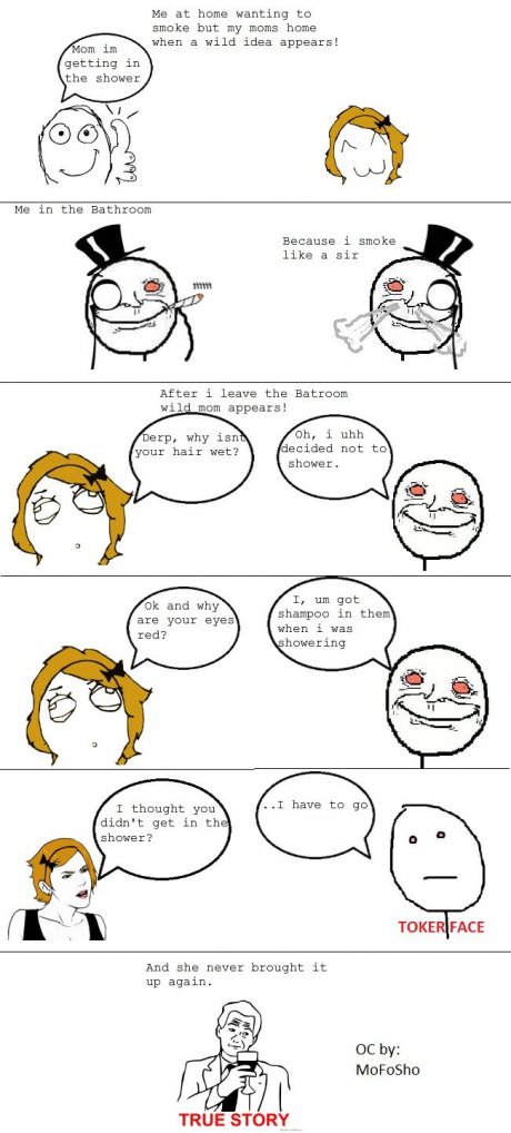 My stupidity