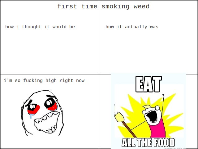 first time smoking weed