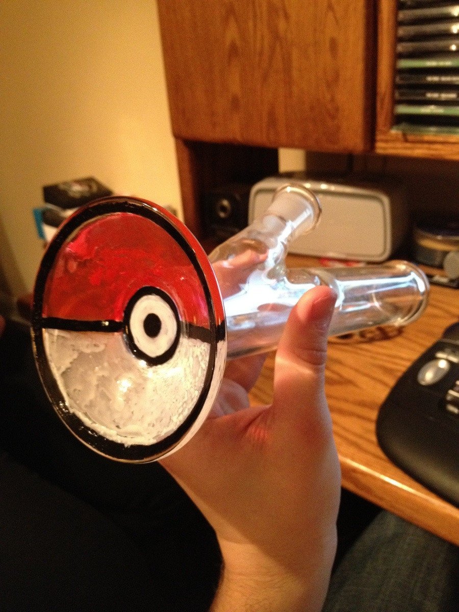 Me and my friend made a pokebong.
