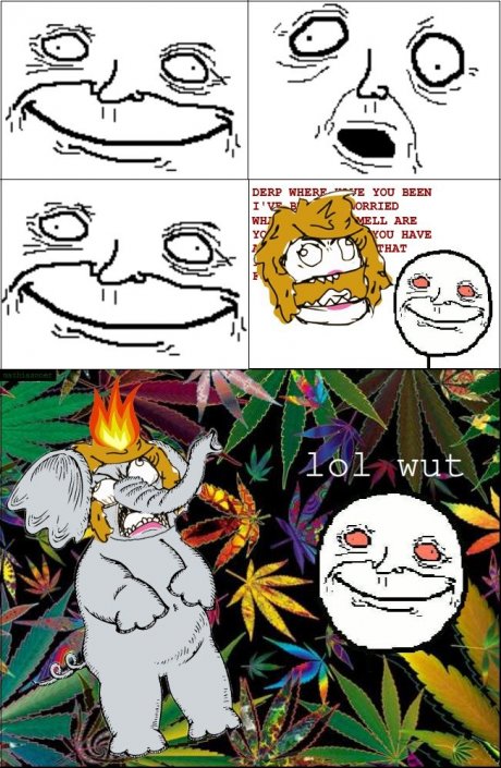 Trippin' balls.