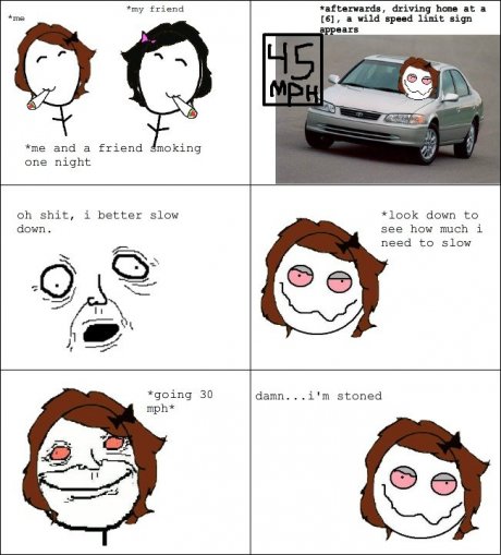 Drivin' high