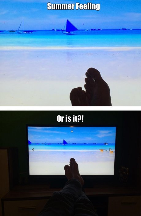 Chillin' on the beach