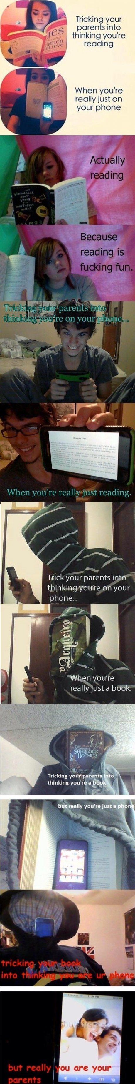 About parents and books...