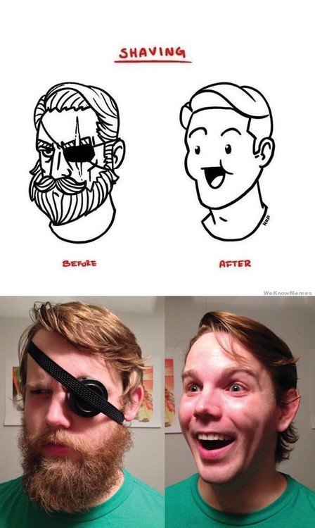 shaving