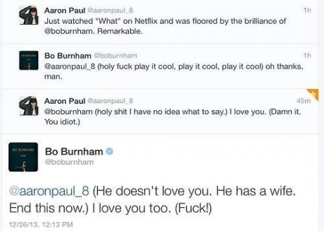Aaron Paul x Bo Burnham