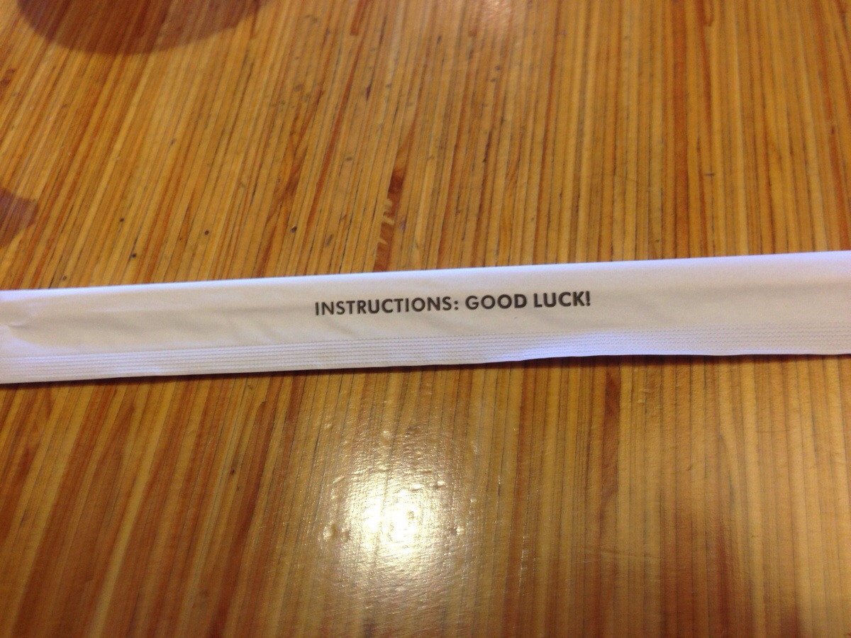 The true way to use chopsticks