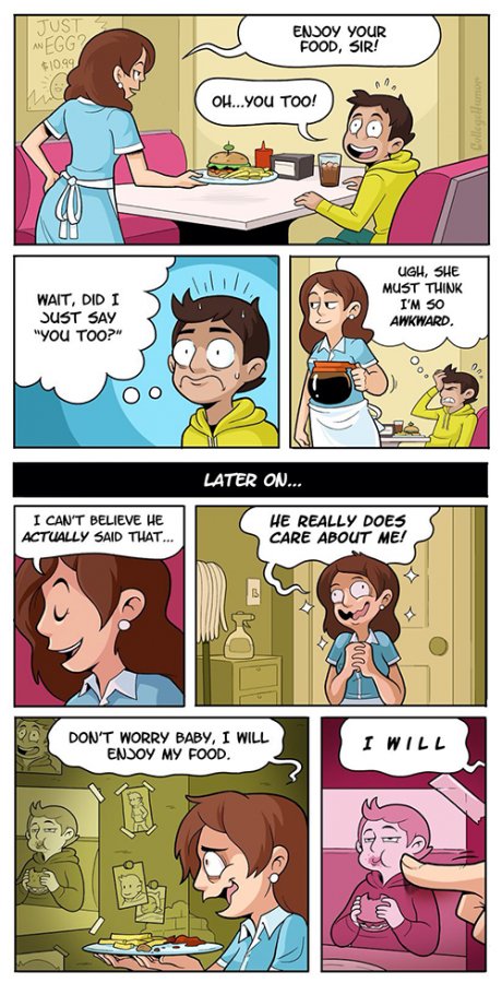 That awkward moment when...