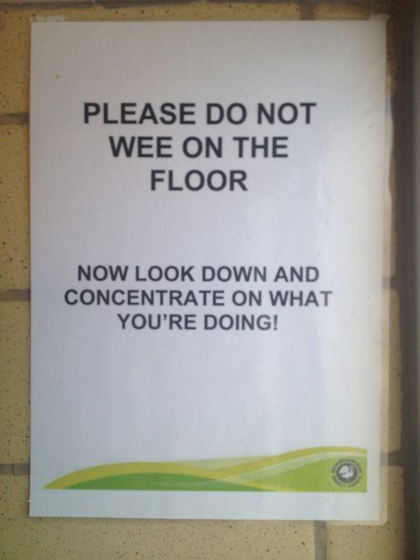 Only in the men's room